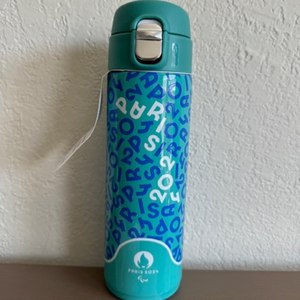 PARIS 2024 OLYMPICS INSOLATED WATER BOTTLE - 400 ml - OFFICIAL LICENSED - NWT
